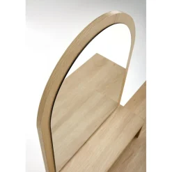 CARMEN konsolbord, Naturlig / Sort