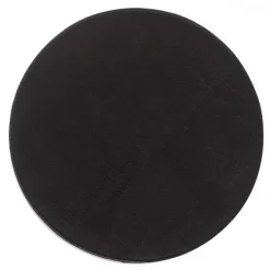 Catwalk Rund Vaskbart tæppe Ensfarvet - Sort