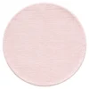 Catwalk Rund Vaskbart tæppe Ensfarvet - Rosa