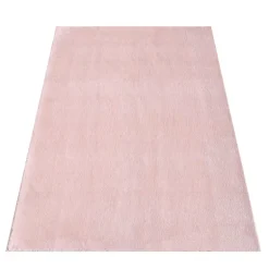 Catwalk Vaskbart tæppe Ensfarvet - Rosa
