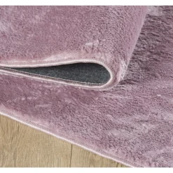 Catwalk Vaskbart tæppe Ensfarvet - Lilla
