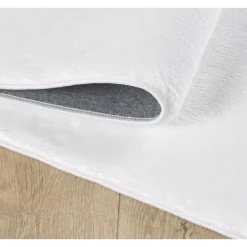 Catwalk Vaskbart tæppe Ensfarvet - Creme