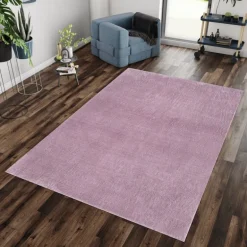 Catwalk Vaskbart Tæppeløber Ensfarvet - Lilla