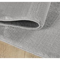 Catwalk Vaskbart Tæppeløber Ensfarvet - Sølv