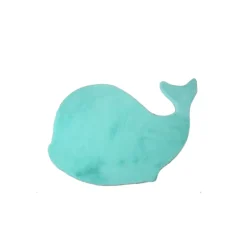 Caty Børnetæppe Hval - Mynte