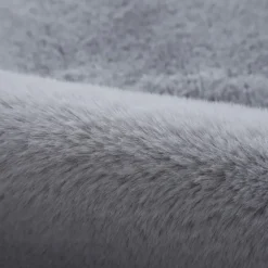 Caty Børnetæppe imiteret Fåreskind - Sølv