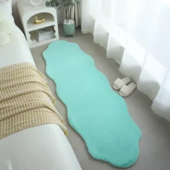 Caty Børnetæppe imiteret Fåreskind - Mynte