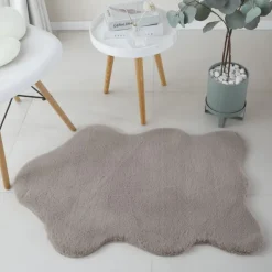 Caty Børnetæppe imiteret Fåreskind - Beige