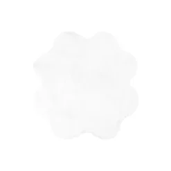 Caty Børnetæppe Kløver - Hvid