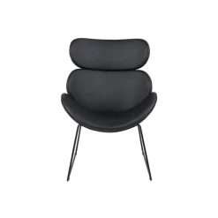 Cazar lænestol - sort PU læder