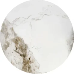 CECILIA sofabord, marmor / Grå / guld