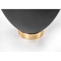 CECILIA sofabord, marmor / Grå / guld