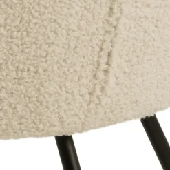 Center lounge stol brun stof