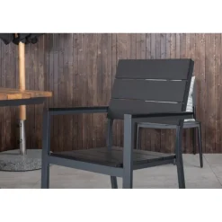 Chan Loungesæt - Havemøbelsæt - Sort,Natur