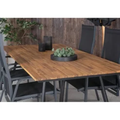 Chan t Loungesæt - Havemøbelsæt - Sort,Natur