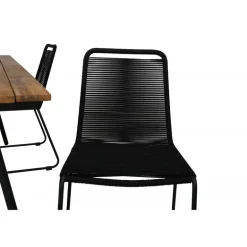 Chan t Loungesæt - Havemøbelsæt - Sort,Natur