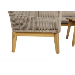 Chania Have Hjørnesofa i Akacietræ