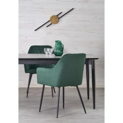 CHARLES bord Grå marmor / Sort