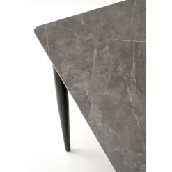 CHARLES bord Grå marmor / Sort