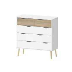 Charlie kommode m. 5 skuffer