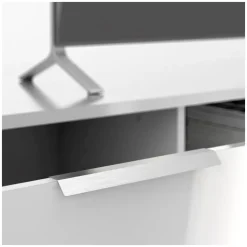 Chique tv-bord 172 cm - Hvid højglans