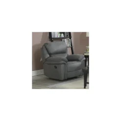 Christopher Recliner Lænestol - Grå Ruskindsblød mikrofiber