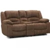 Cinema 2 pers. Biografsofa Nougat mikrofiber stof
