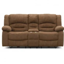 Cinema 2 pers. Biografsofa Nougat mikrofiber stof