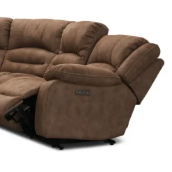 Cinema 2 pers. Biografsofa Nougat mikrofiber stof