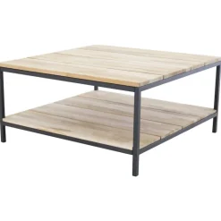 Cirebon Sofabord 80 x 80 cm - Teak & Stå