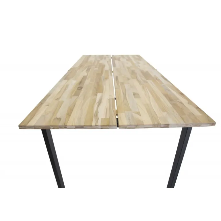 Cirebon Spisebord - Sort og Natur