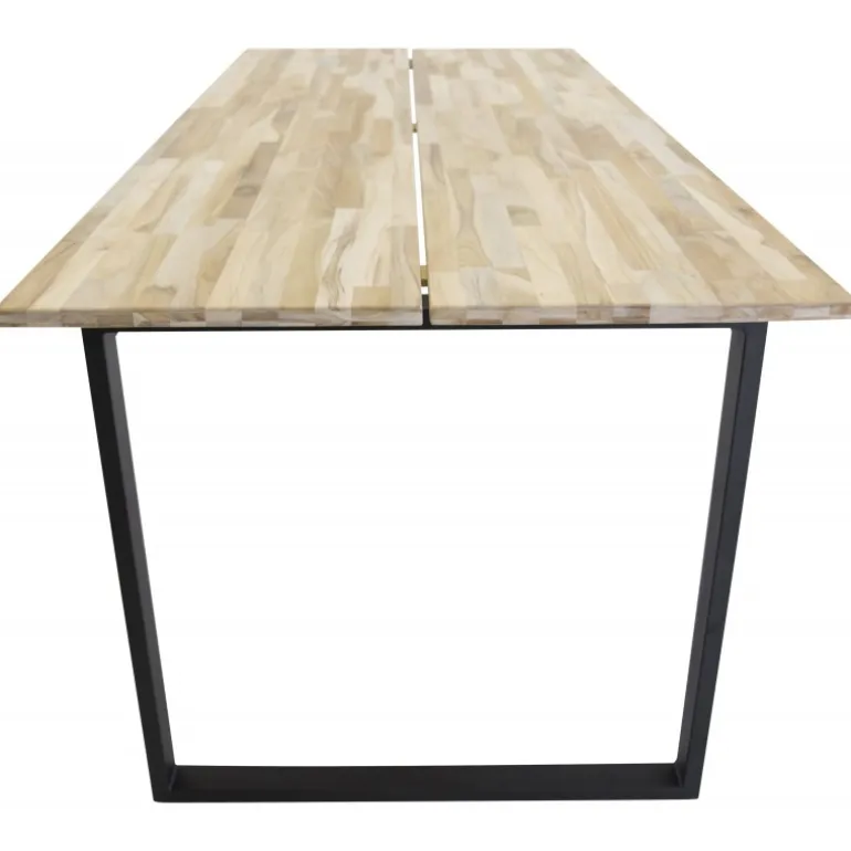 Cirebon Spisebord - Sort og Natur