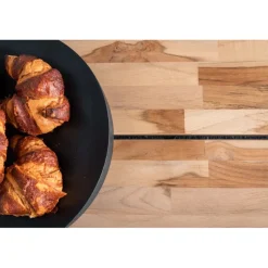 Cirebon Spisebordssæt - Sort og Natur og Rød