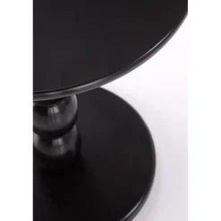 CIRILLA Hjørnebord Ø47cm - Sort