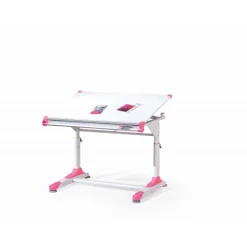 COLLORIDO skrivebord - Hvid/grøn/Rosa