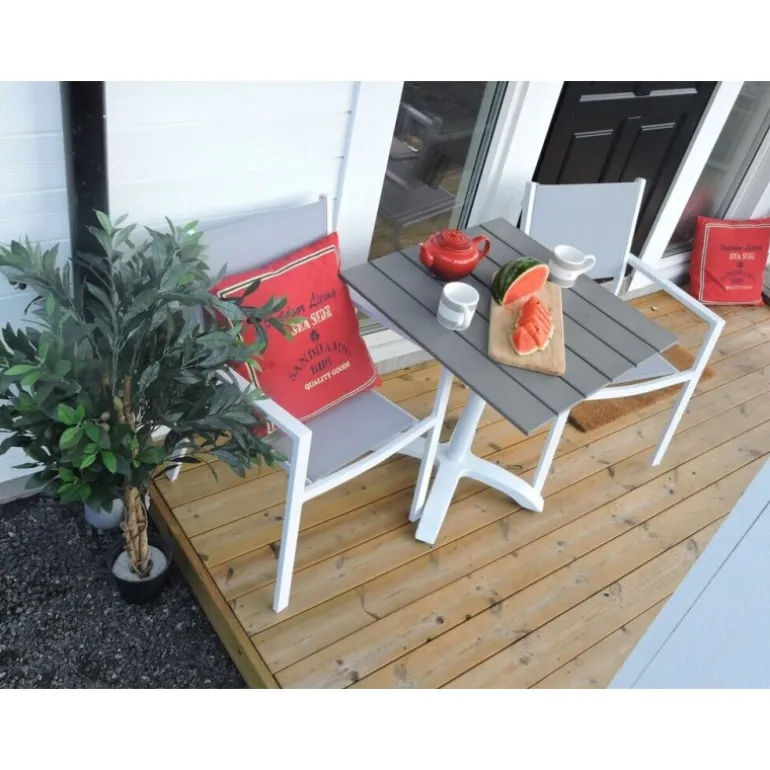 Colorado Loungesæt - Havemøbelsæt - Sort,Grå