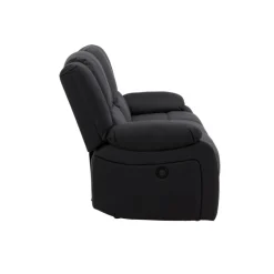 Comfort 3 personers el-recliner sofa med indbygget fodskammel og kopholder