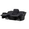 Comfort 3 personers el-recliner sofa med indbygget fodskammel og kopholder
