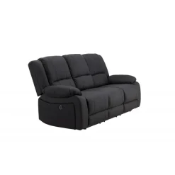 Comfort 3 personers el-recliner sofa med indbygget fodskammel og kopholder