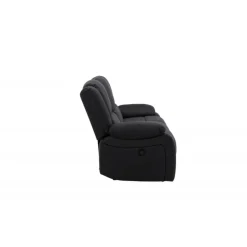 Comfort 3 personers el-recliner sofa med indbygget fodskammel og kopholder