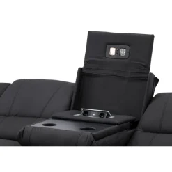 Comfort 3 personers el-recliner sofa med indbygget fodskammel og kopholder