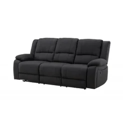 Comfort 3 personers el-recliner sofa med indbygget fodskammel og kopholder