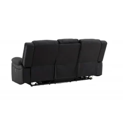 Comfort 3 personers el-recliner sofa med indbygget fodskammel og kopholder
