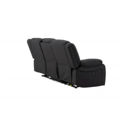 Comfort 3 personers el-recliner sofa med indbygget fodskammel og kopholder