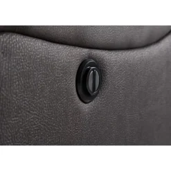 Comfort 3 personers el-recliner sofa med indbygget fodskammel og kopholder