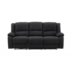 Comfort 3 personers el-recliner sofa med indbygget fodskammel og kopholder