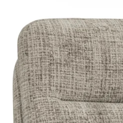 Comfort spisebordsstol med armlæn – drejefunktion med retur og vippefunktion – Juto stof grå