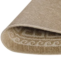 Comilla Rund Udendørs tæppe Vintage - Beige