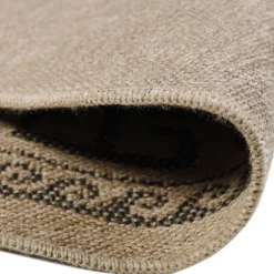 Comilla Rund Udendørs tæppe Vintage - Sort