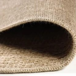 Comilla Rund Udendørs tæppe Vintage - Beige